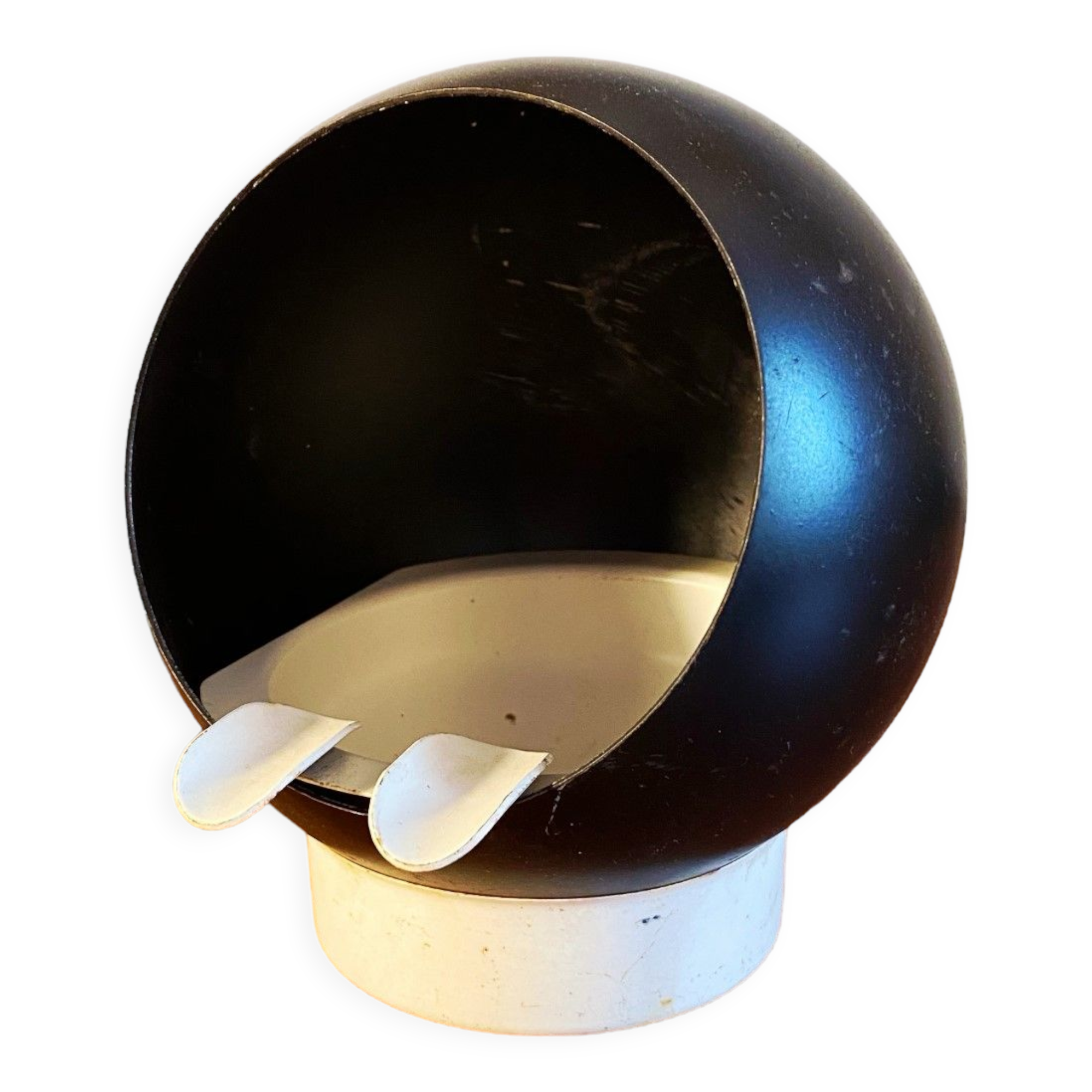 Seventies metal ashtray