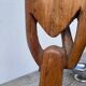 Wooden statuette sculpture, free form