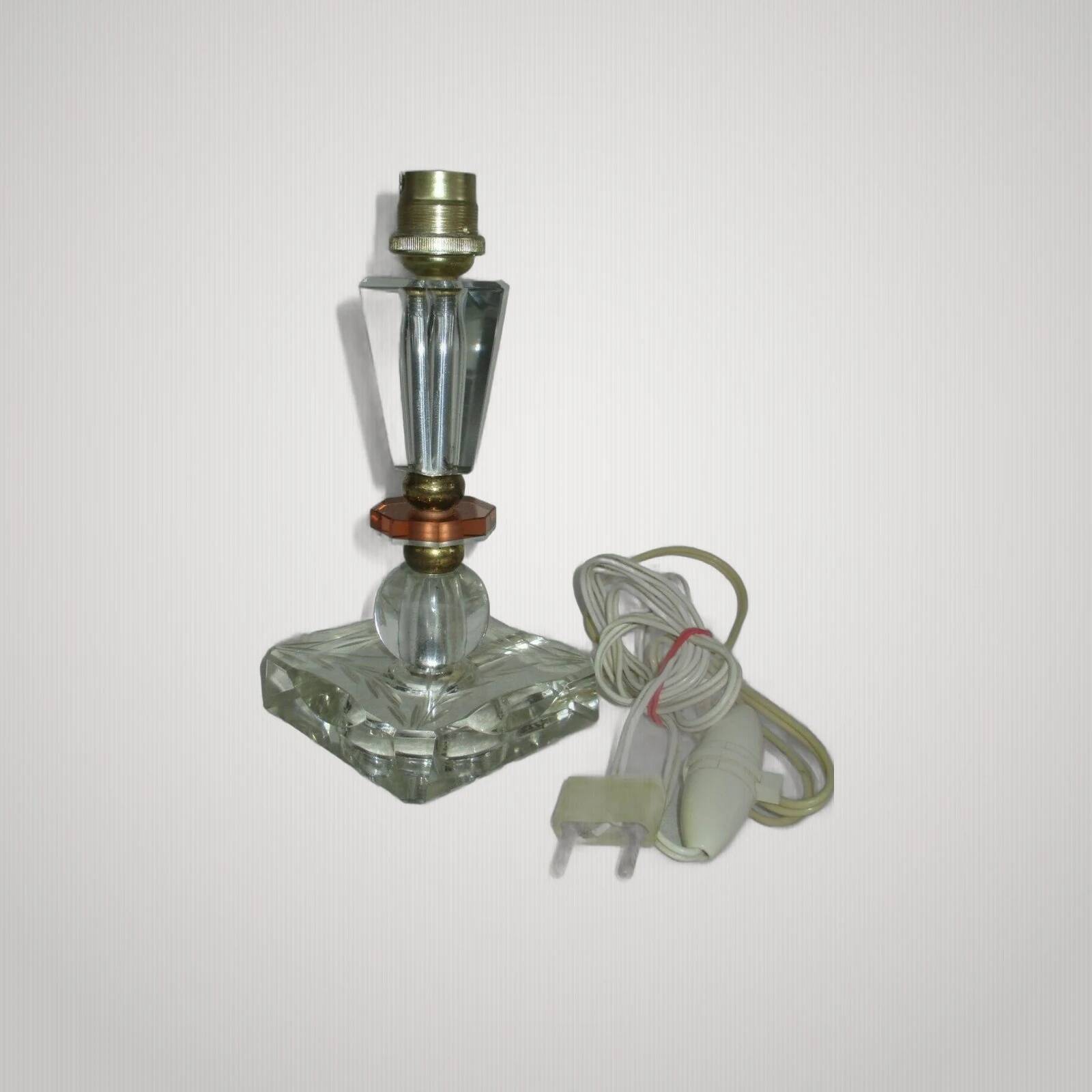 Antique lamp henry morand jacques adnet art deco era
