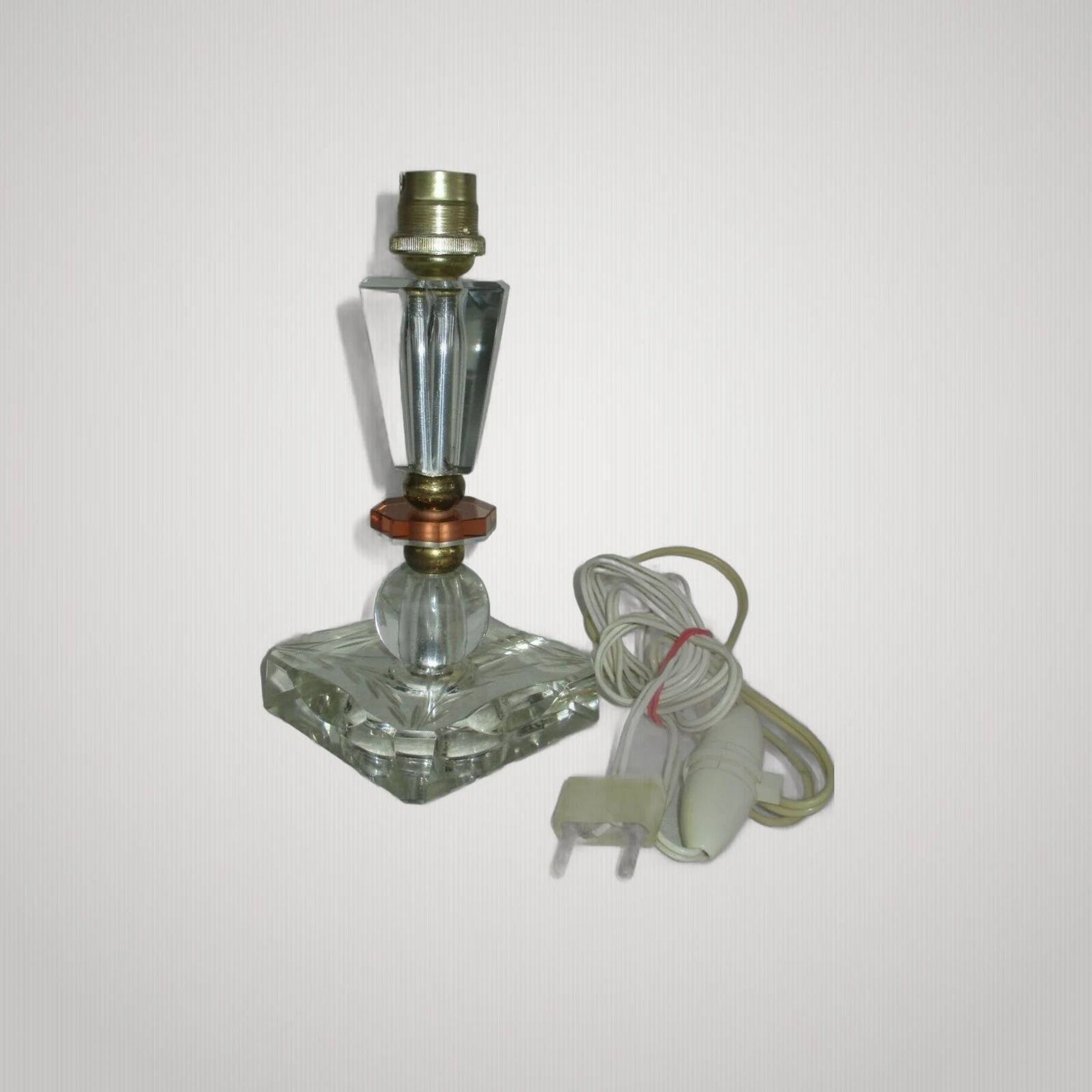 Antique lamp henry morand jacques adnet art deco era