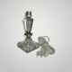 Antique lamp henry morand jacques adnet art deco era