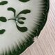 Rares assiettes Badonviller fin 19ième décor gui