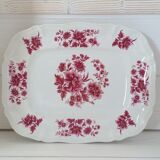 Old rectangular flat Sarreguemines Aubusson collection
