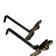 Paire de chenets en bronze