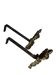 Paire de chenets en bronze