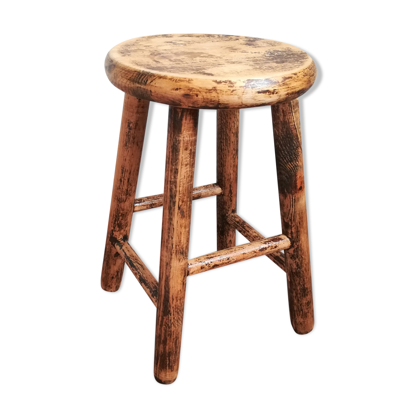 Wooden stool