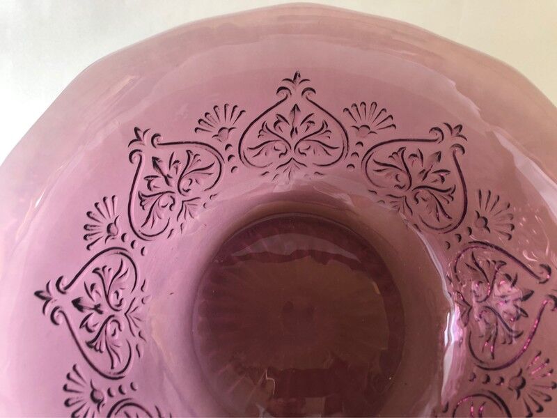 Vintage retro glass bowl