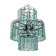 Italian cut glass chandelier by Zero Quattro. 1970s