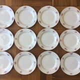 Service of 12 old flat plates