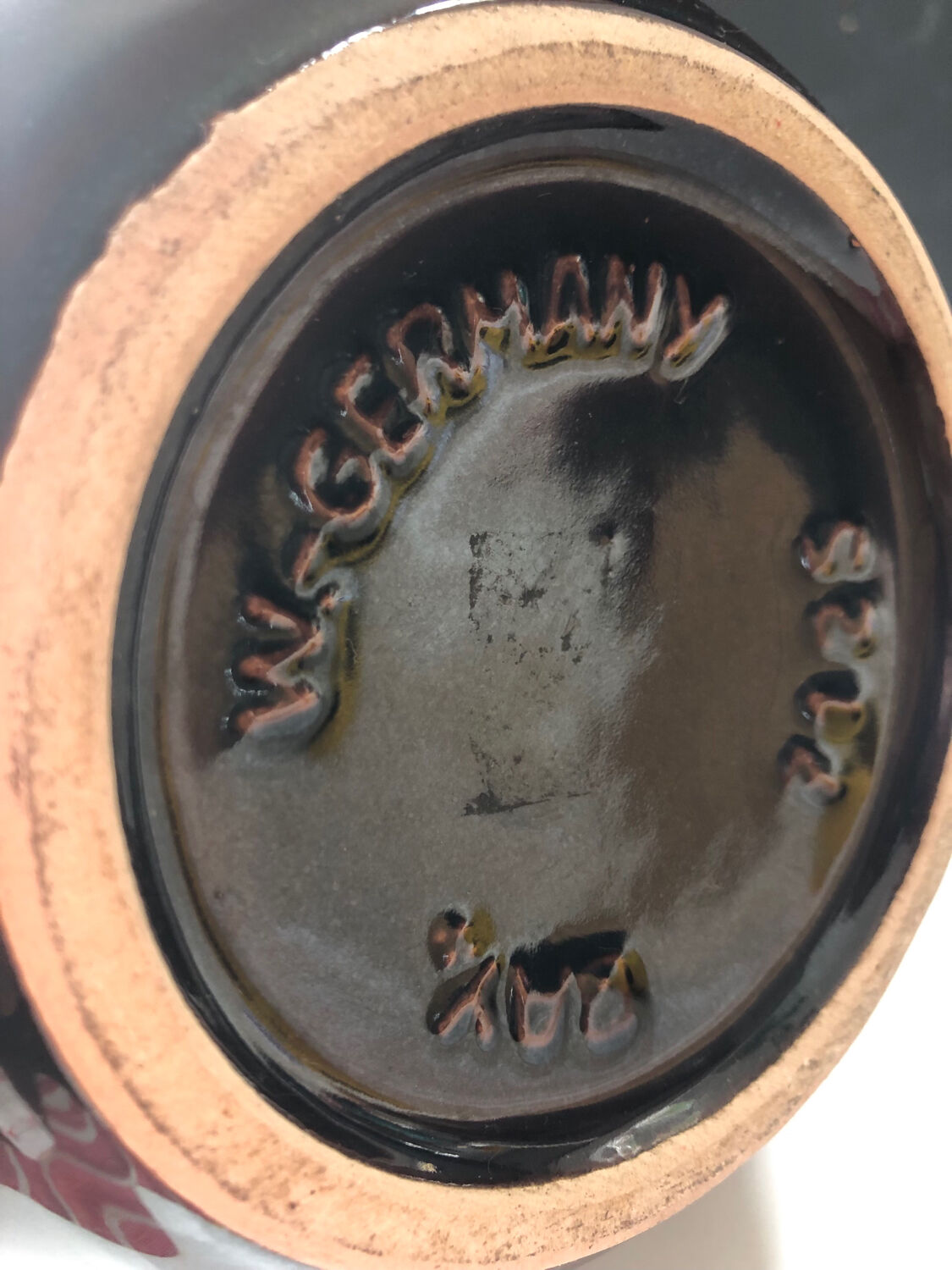 Vase fatlava Bay Keramik West Germany