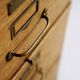 Vintage Industrial English Oak Filing Cabinet with Drawers, 1920s