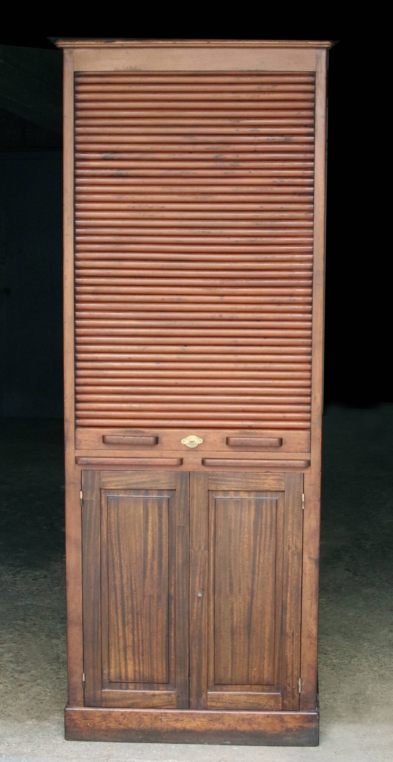 Shannon notary's filing cabinet, in solid mahogany (circa 1900)