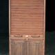 Shannon notary's filing cabinet, in solid mahogany (circa 1900)
