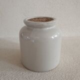 Stoneware mustard pot