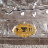 Crystal chandelier stamped E. Buder