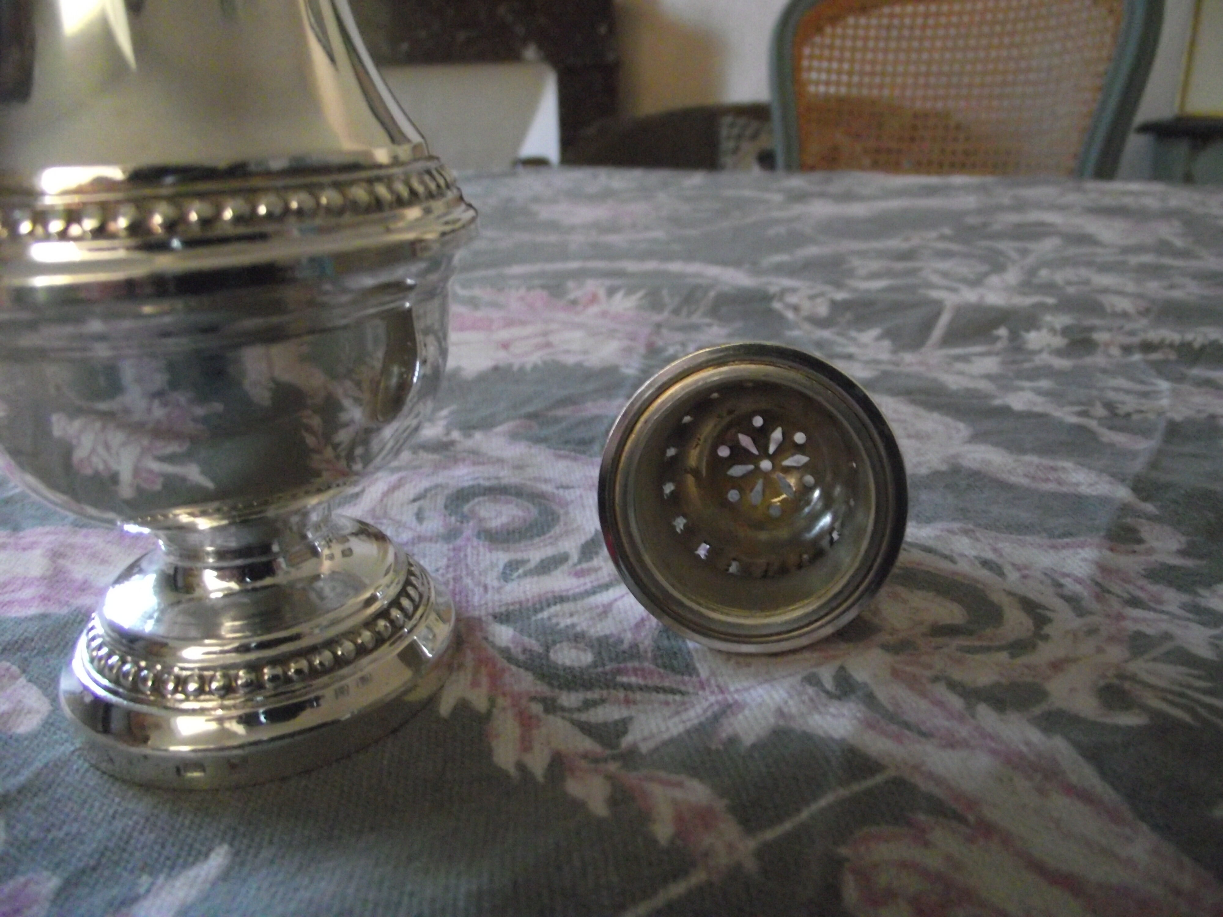 Sprinkler sugar silverware model pearl.