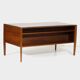 Vintage Mid-Century Modern Walnut Executive Desk by Wilhelm Renz