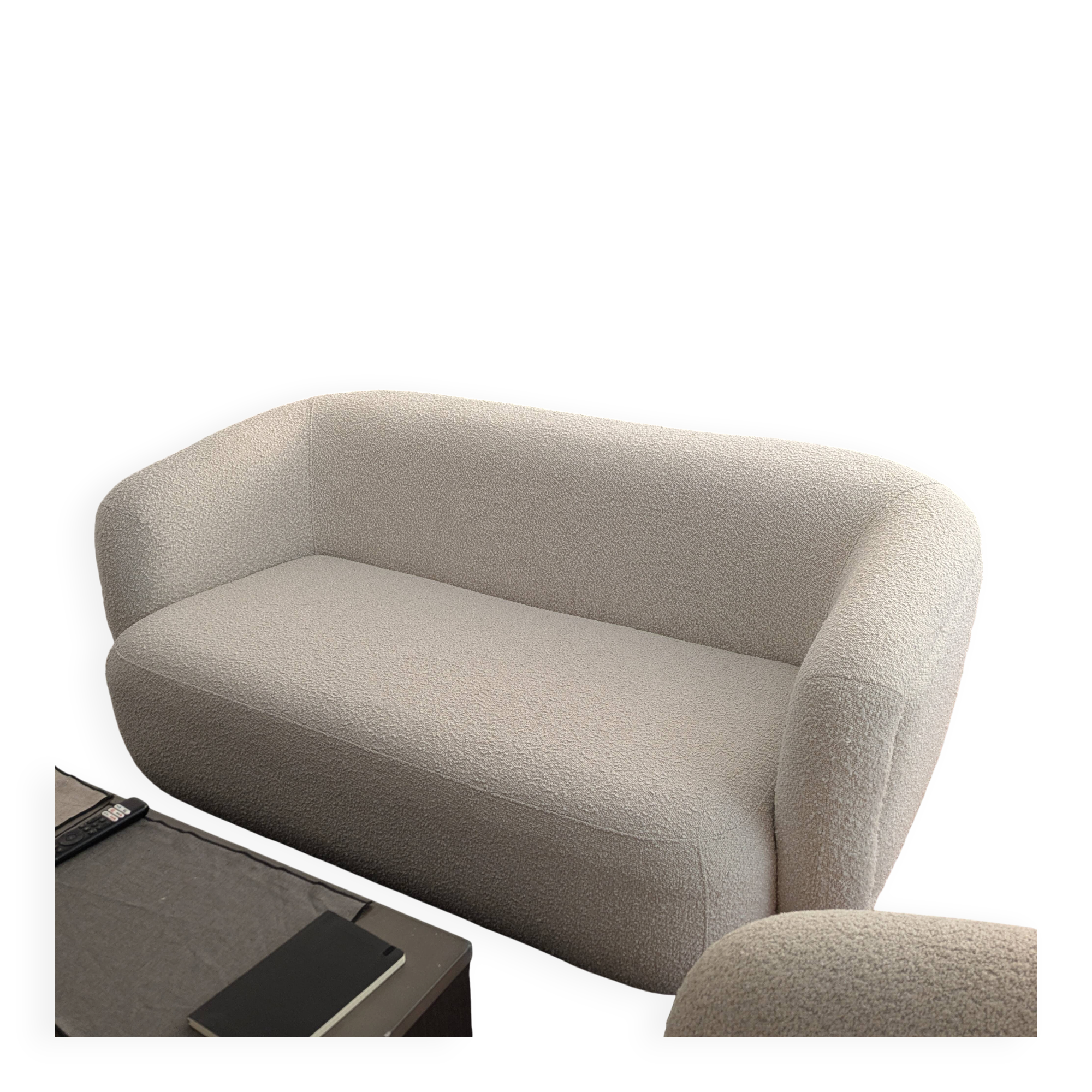 Canapé VOLTA – NV Gallery – Oat white bouclé