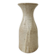 Vase Col Evasé En Grès Pyrité Moucheté H 23.5cm Artisanat Fait Main