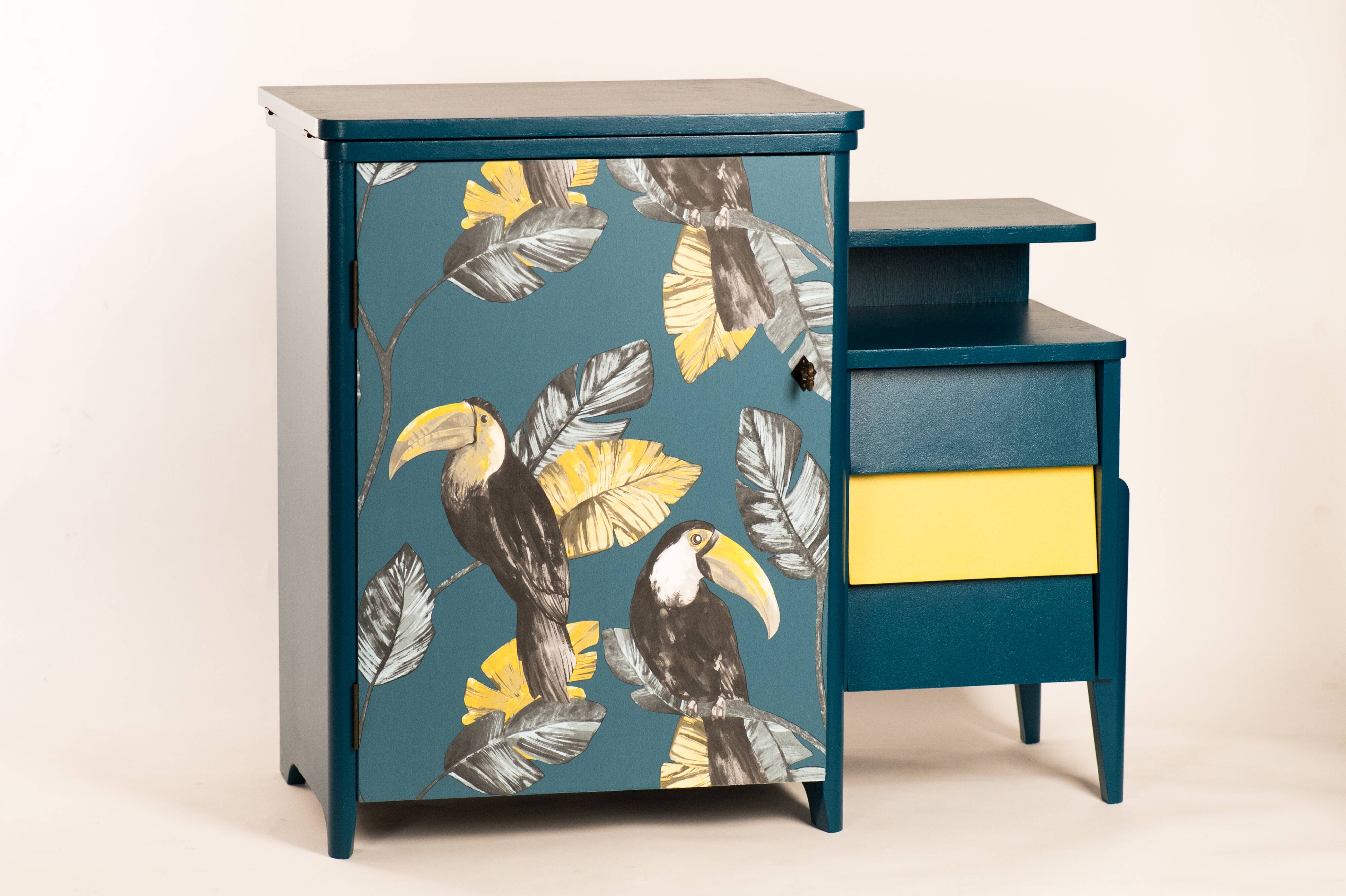 Desk, old sewing table