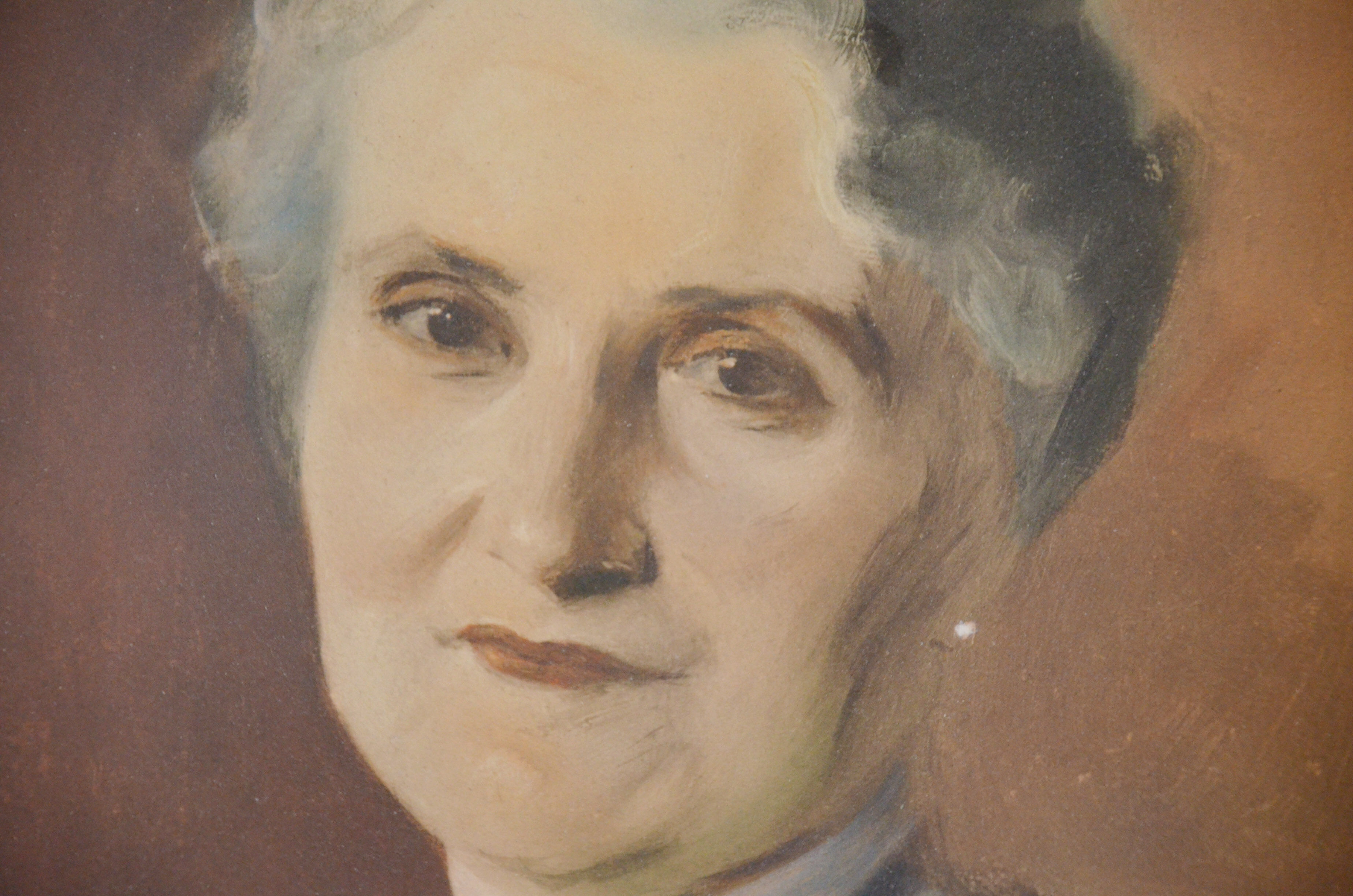Oil portrait old woman 1939