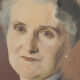 Oil portrait old woman 1939