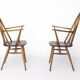 Set of 6 Ercol Quaker Windsor Dining Chairs | 1960s British Mid-Century Mod