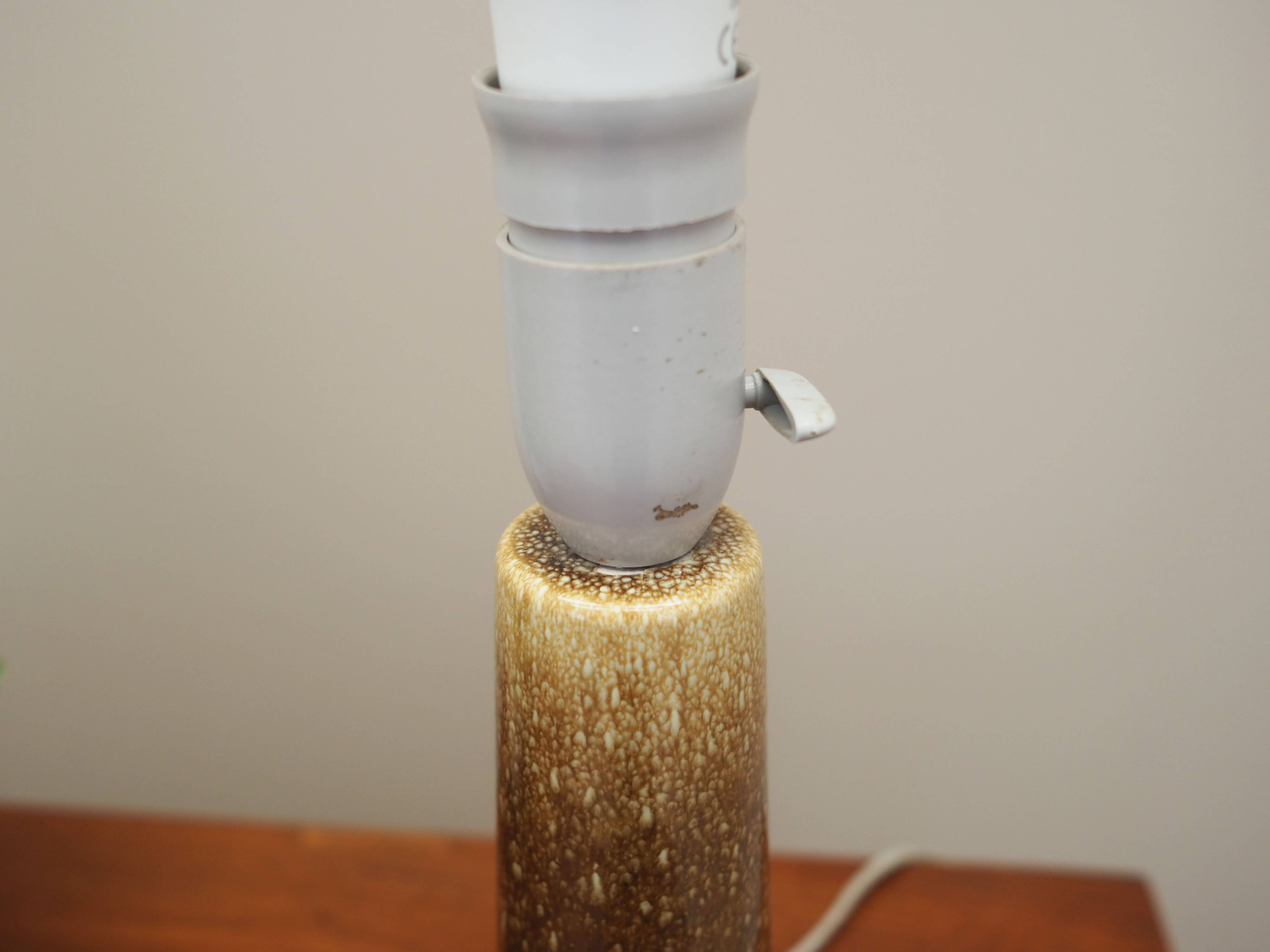 Bedside lamp, Danish design, 1960s, made by Frank Keramik