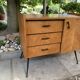 Buffet commode pieds compas 50’s
