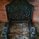 Chenets et plaque en fonte