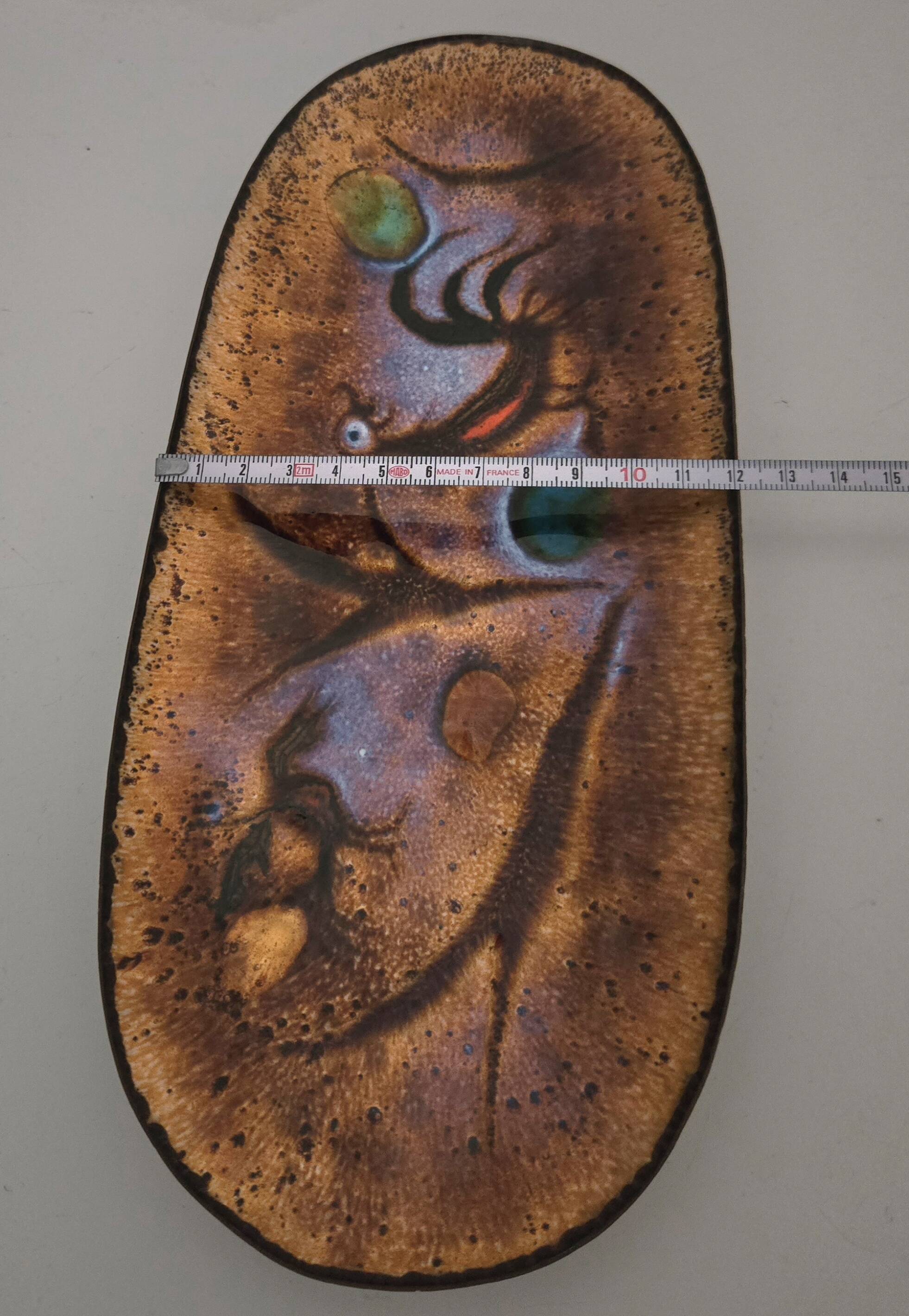 Enamelled copper pipe