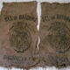 Jute bags printed old