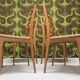 Lot 4 chaises scandinave 1970"