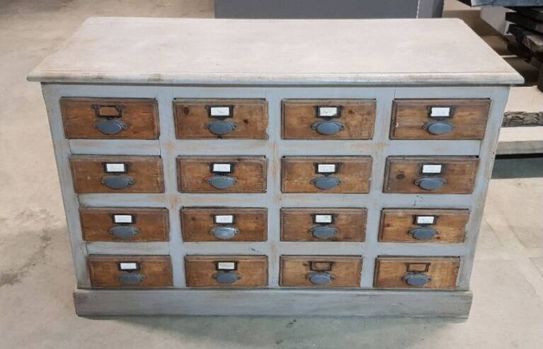 16-drawer craft cabinet