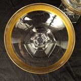 Moser in Carlsbad (Czechoslovakia) series of eleven crystal champagne glasses