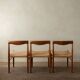 Vintage Danish Teak Dining Chairs by H.W. Klein for Bramin, 1960s, Set of 3