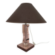 Mid-century Moden Italian Plexiglass and Silver Table Lamp, 1970s
