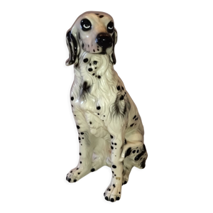 Chien en céramique années 60