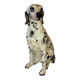 Ceramic dog 60s life-size