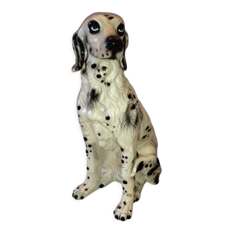 Ceramic dog 60s life-size