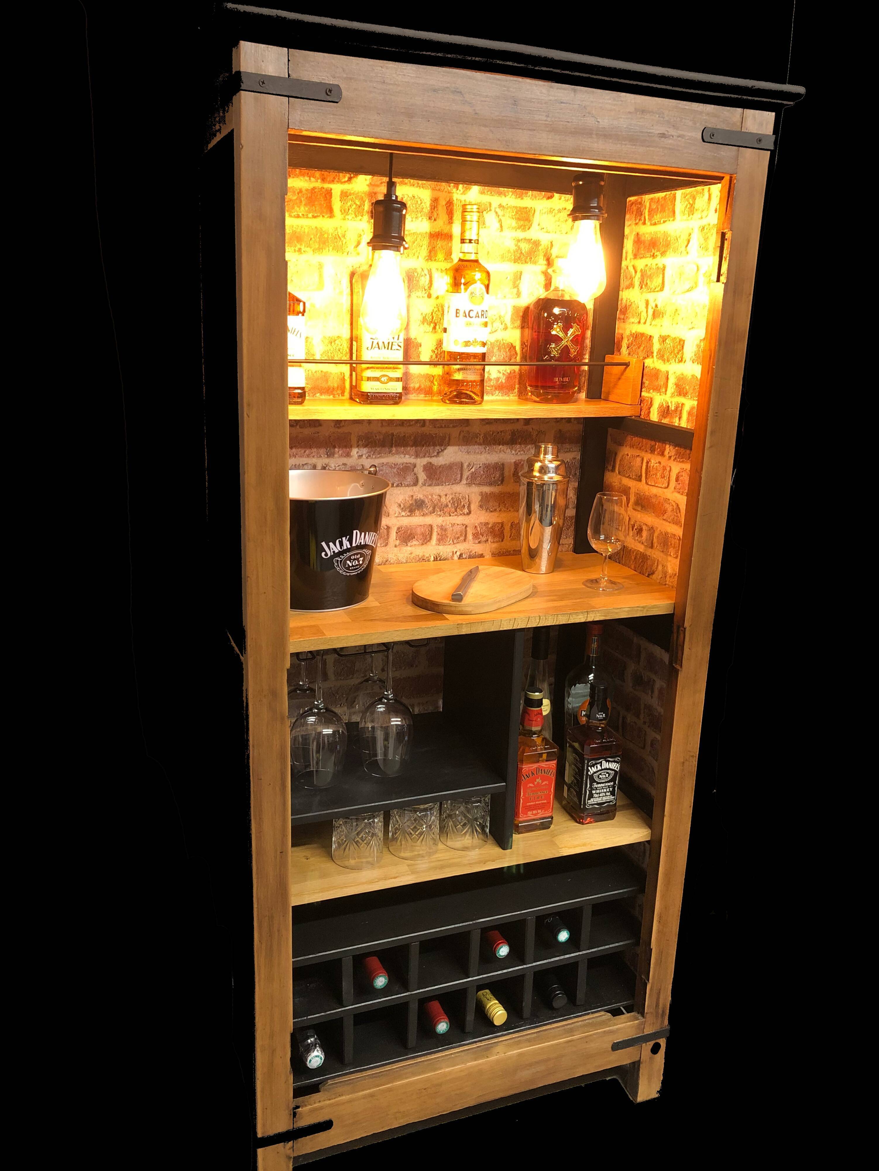 Meuble bar style industriel
