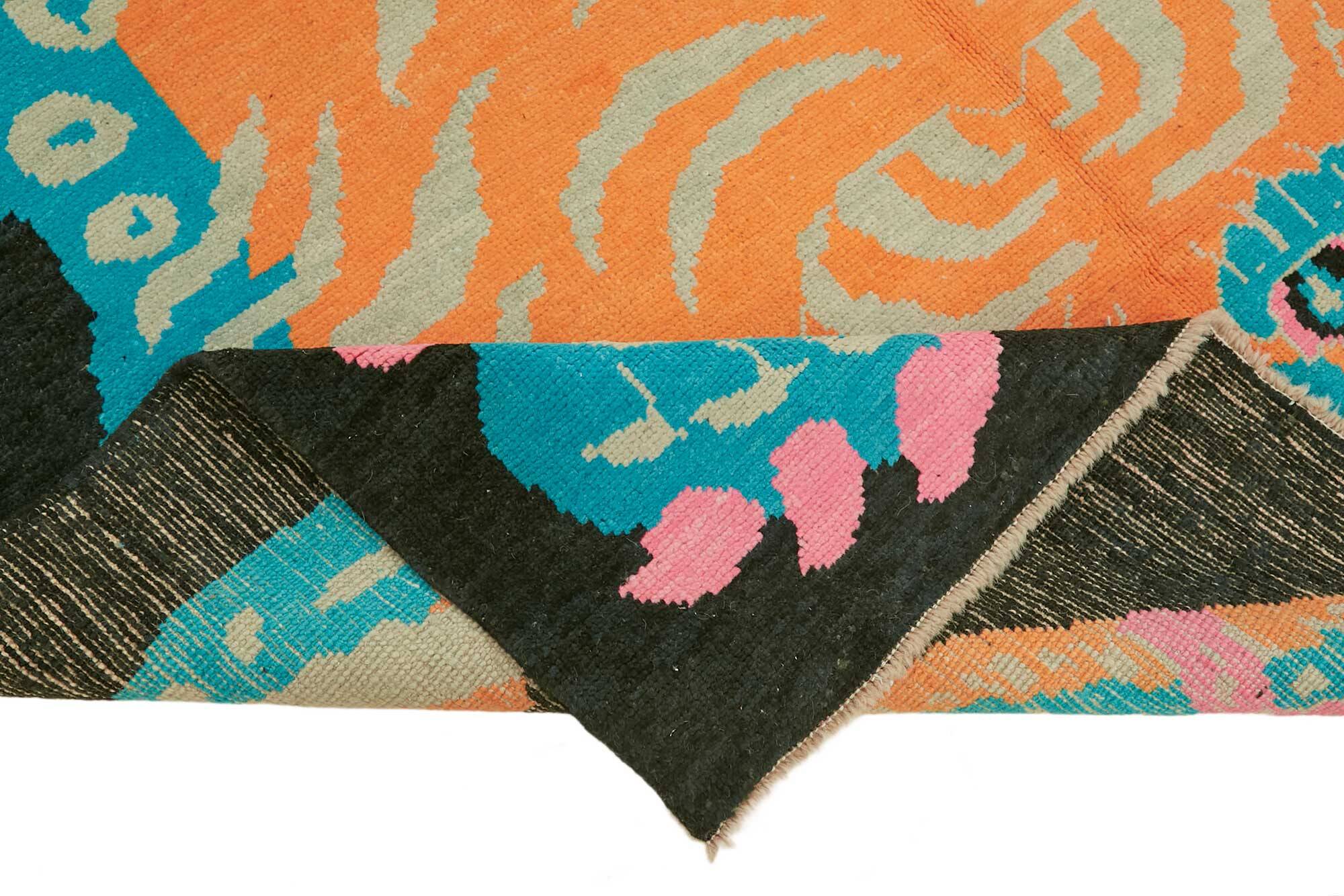 Tapis tigre turc en laine noué à la main 212 cm x 304 cm