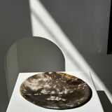 Dish in petrified wood