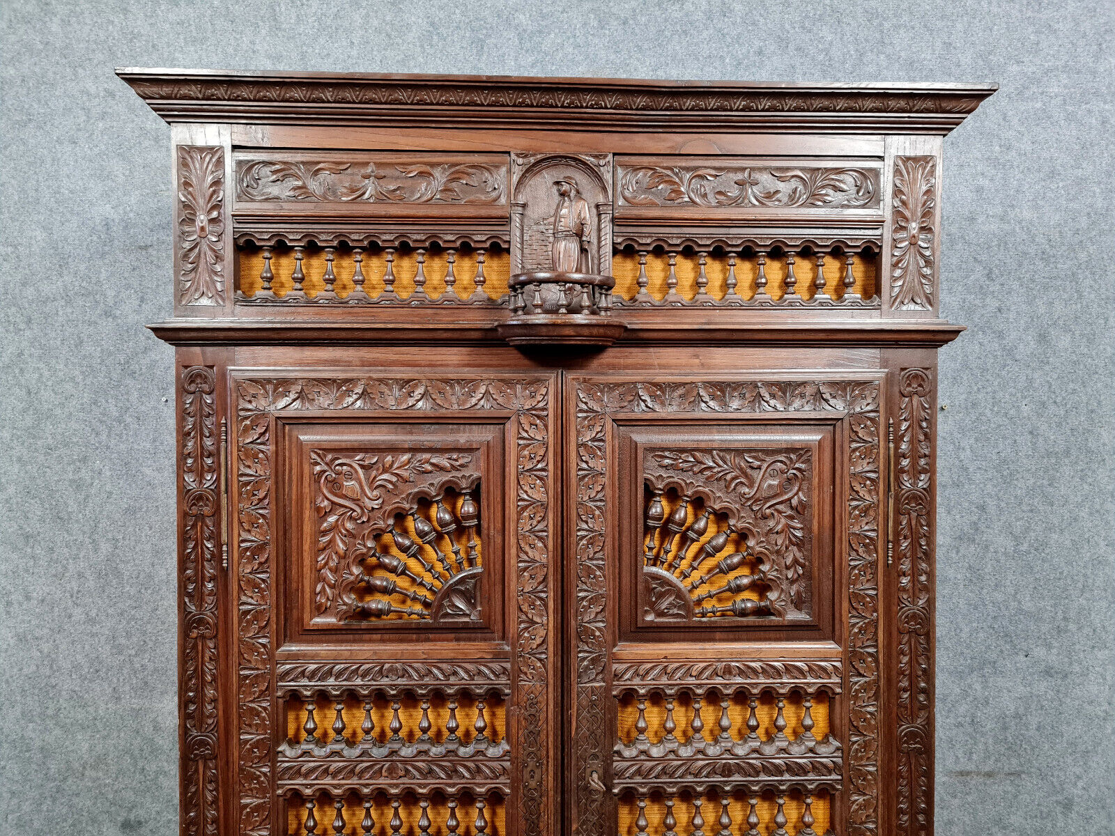Breton cabinet nineteenth century oak around 1850 1880