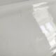 Vintage white glazed ceramic wall shelf