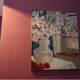 Peinture a. favory "les magnolias" huile sur toile france 1960  impressionnistes  post cubisme