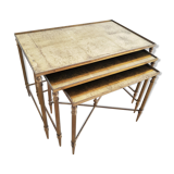 Pull out table  in brass
