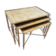 Table gigogne en  laiton