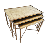 Table gigogne en  laiton