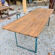 Old guinguette table